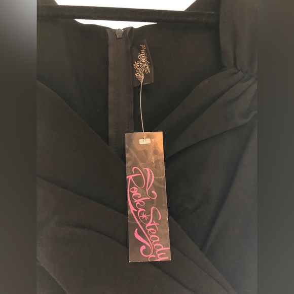 RockSteady - Lady Love Song Dress - Black - Picture 5 of 5